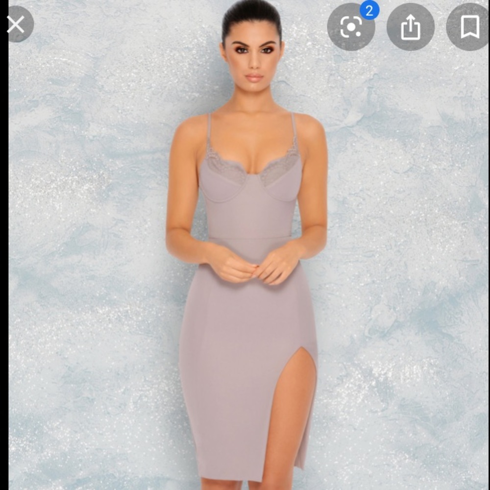 NWOT lilac midi dress (UK 8/US 4)